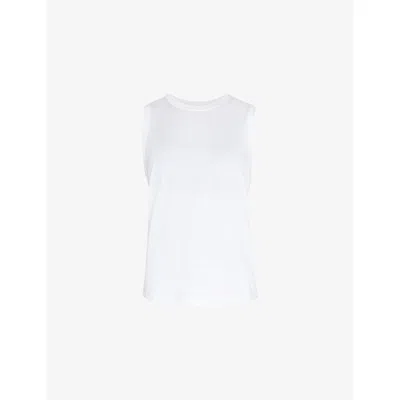 Sweaty Betty Womens  Essential Sleeveless Cotton-jersey Vest Top