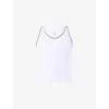 Sweaty Betty Womens Pro Racket Power Stretch-woven Tank Top White