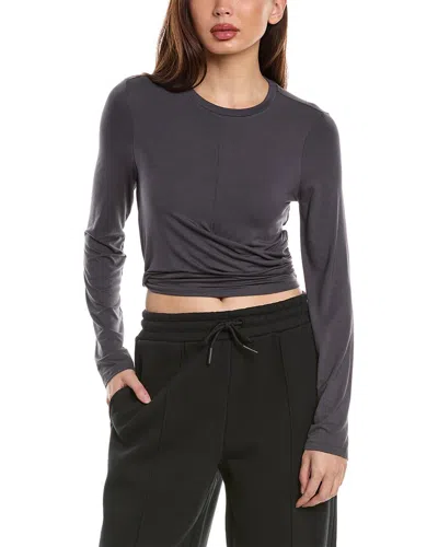 Sweaty Betty Wrap Front T-shirt In Grey