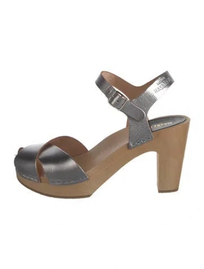 Pre-owned Swedish Hasbeens Leather Sandals