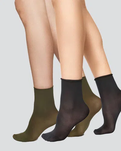 Swedish Stockings 2-pack Judith Socks In Brown