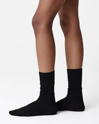 Swedish Stockings 2-pack Edna Cotton Socks In Black