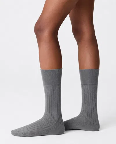 Swedish Stockings 2-pack Edna Cotton Socks In Grey Melange