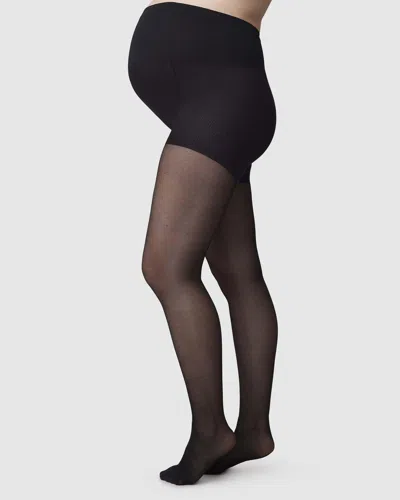 Swedish Stockings Amanda Maternity Tights In Black