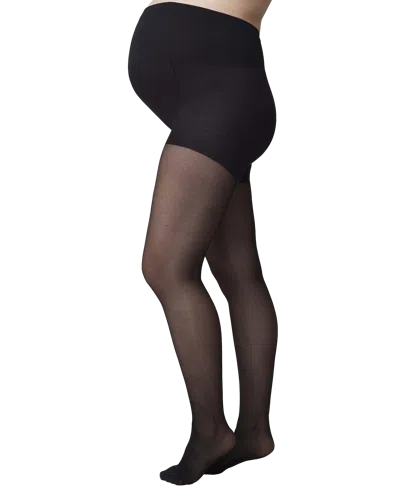 Swedish Stockings Amanda Maternity Tights In Black