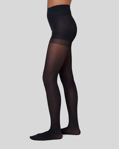 Swedish Stockings Anna Control Top Tights In Black