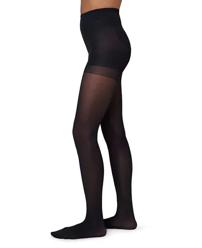 Swedish Stockings Anna Control Top Tights In Black