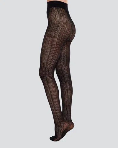 Swedish Stockings Astrid Net Tights In Black