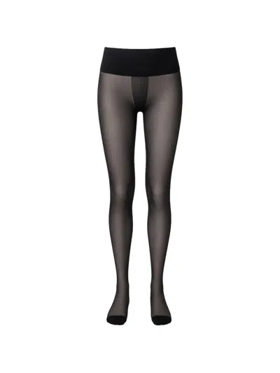 Swedish Stockings Beata Seamless Tights In Black