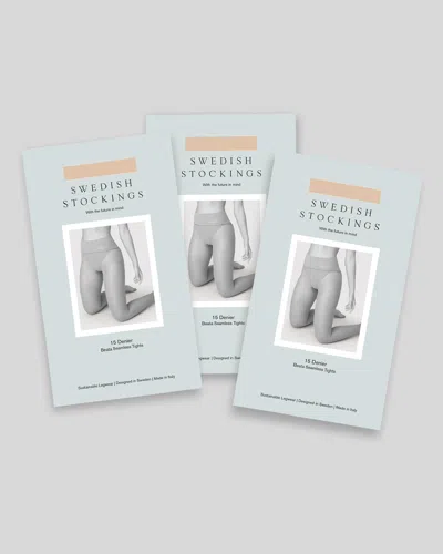 SWEDISH STOCKINGS BEATA SEAMLESS TIGHTS BUNDLE: 3 PAIRS