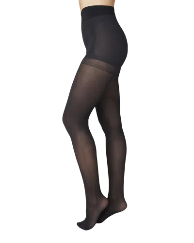 Swedish Stockings Anna Control Top Tights 40 Black