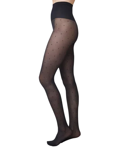 Swedish Stockings Doris Dots Tights In Black