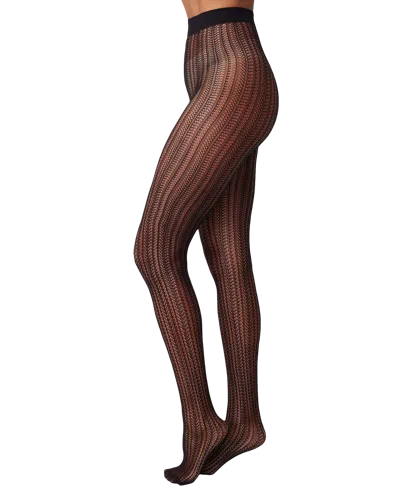 Swedish Stockings Selma Net Tights In Black