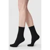 Swedish Stockings Bodil Chunky Crew Socks In Black