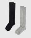 Swedish Stockings Chunky Bundle: Bodil Knee-highs 2 Pairs In Multi