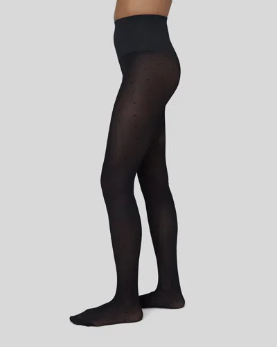 Swedish Stockings Doris Dots Tights In Black