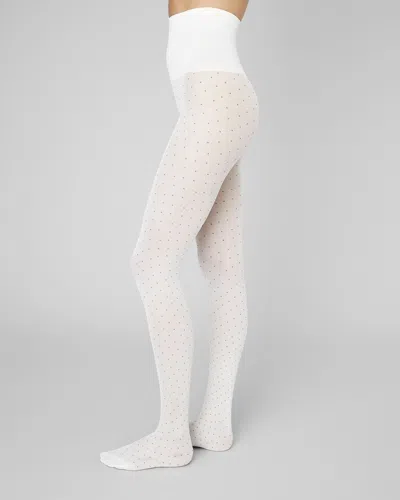 Swedish Stockings Eira Petite Dots Tights In White