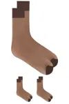 Swedish Stockings Elin Premium Knee High 2-pack Socks In Brown