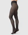 Swedish Stockings Emma Leopard Tights In Black