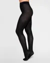 Swedish Stockings Freja Ribbed Wool Tights In Black