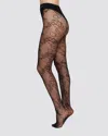Swedish Stockings Frida Lace Tights In Black