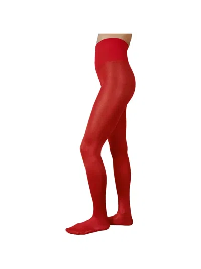 Swedish Stockings Geri Glossy Tights In Brown