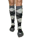 Swedish Stockings Harriet Cotton Knee-highs In Gray