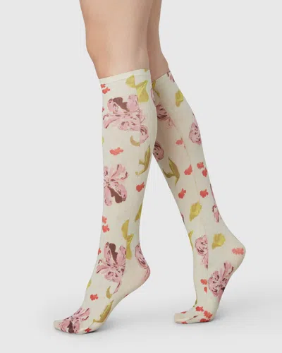 Swedish Stockings Helen Bullock Floral Knee-highs