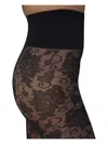 Swedish Stockings Lily Flower-lace Tights In Black
