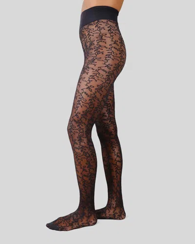 Swedish Stockings Lo Lace Tights In Black