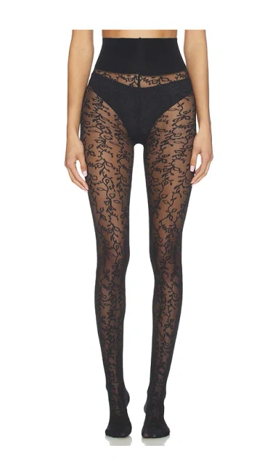 Swedish Stockings Lo Lace Tights In Black
