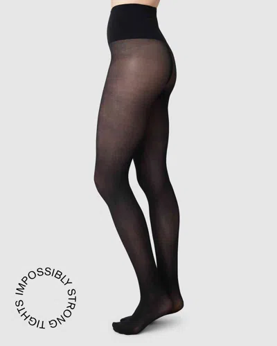 Swedish Stockings Lois Rip Resistant Tights In Black