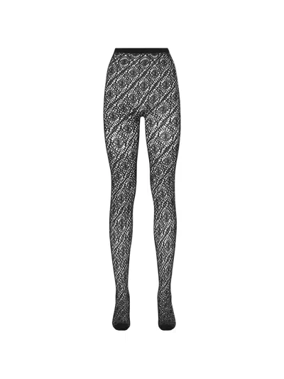 Swedish Stockings Lykke Mesh Tights In Black