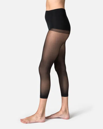 Swedish Stockings Malva Cropped Leggings In Black