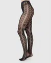 Swedish Stockings Meja Net Tights In Black