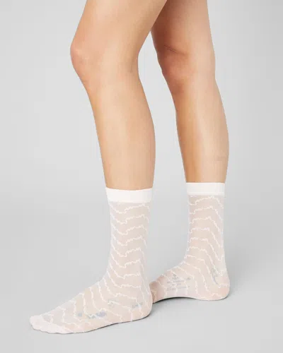 Swedish Stockings Mila Ruffle Socks In Neutral