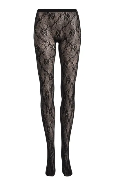 Swedish Stockings Nova Lace Tights In Black