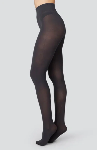 Swedish Stockings Olivia Premium Semi Opaque Tights In Black