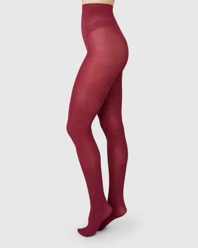 Swedish Stockings Olivia Premium Tights In Brown