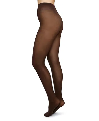 Swedish Stockings Olivia Premium Tights In Brown
