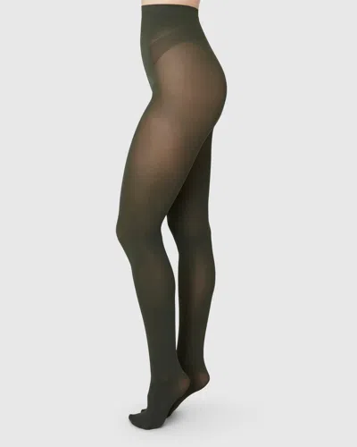 Swedish Stockings Olivia Premium Tights In Green