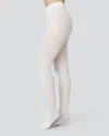 Swedish Stockings Olivia Premium Tights Ivory In White