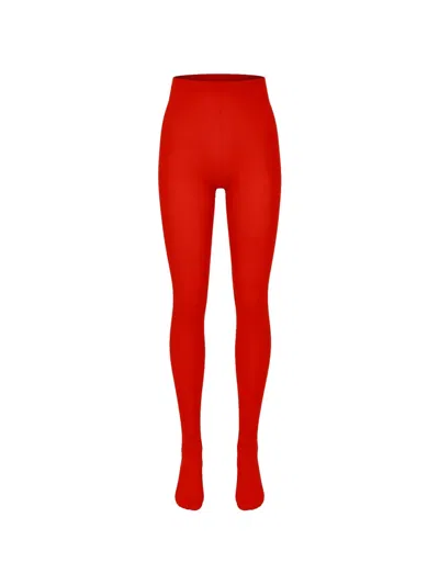 Swedish Stockings Olivia Tights In Red