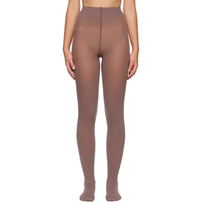 Swedish Stockings Purple Olivia Premium Tights In Brown