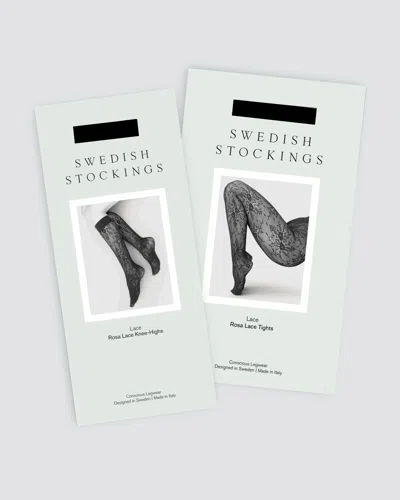 Swedish Stockings Rosa Bundle: Rosa Tights & Knee-highs In Black