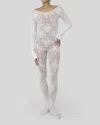 Swedish Stockings Rosa Lace Bodysuit In White