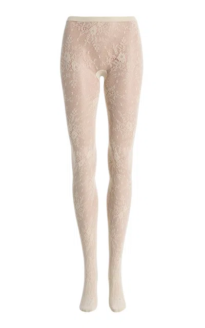Swedish Stockings Rosa Lace Tights In Neutral