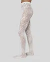 Swedish Stockings Rosa Lace Tights In White
