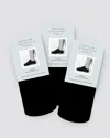 Swedish Stockings Sara Sneaker Socks Bundle: 3 Pairs In Black