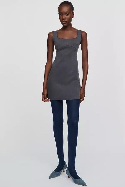 Swedish Stockings Semi-opaque Tights In Blue